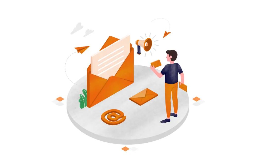 Image shows email marketing, a key service offered by a freelance digital marketing manager in Calicut